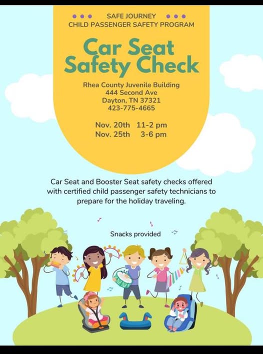 Child Safety Seat Event November 25, 2024